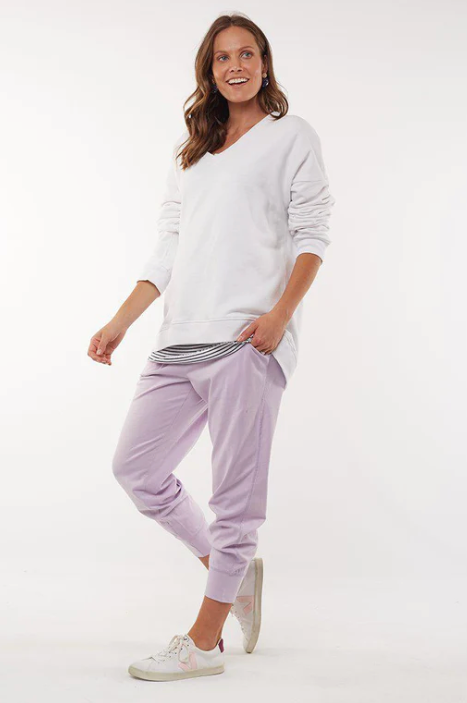 Wash Out Lounge Pant - Lilac