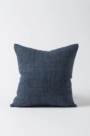 Linen Cushion - Indigo - Shop Online At Mookah - mookah.com.au