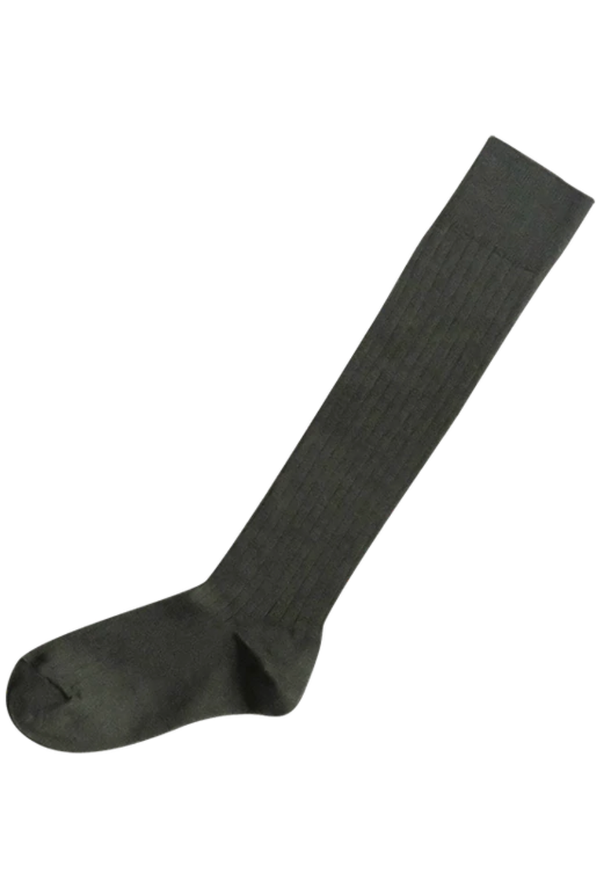 Praha Wool Ribbed Socks